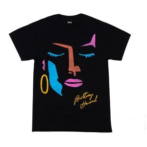 Day by Daydreamer Brittany Abstract Face Tee
